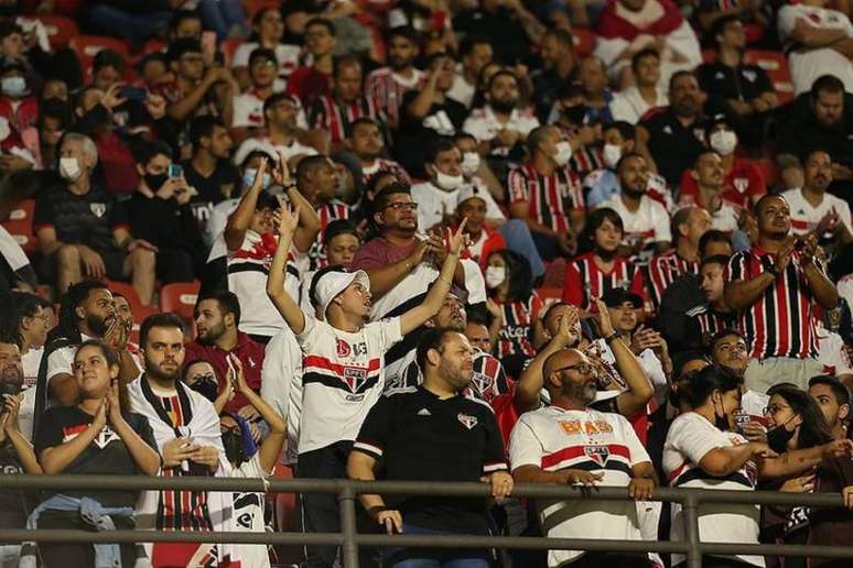 Torcida do São Paulo não poderá ir ao jogo contra o América-MG em Minas Gerais (Foto: Paulo Pinto / saopaulofc.net)