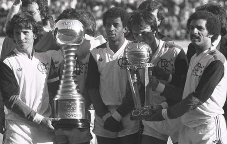 Flamengo foi campeão do mundo de 1981 em cima do Liverpool (Foto: Sebastião Marinho / Agência O Globo)