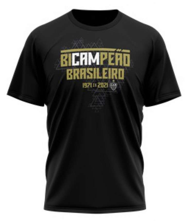 O torcedor alvinegro já tem á disposição uma camisa celebrando o bicampeonato Brasileiro-(Divulgação)