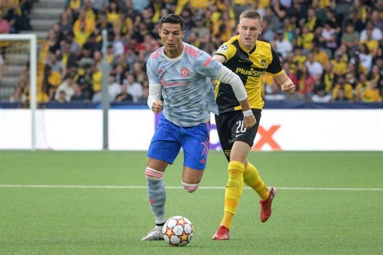 De virada, Manchester United perdeu para o Young Boys na estreia da Champions (Foto: SEBASTIEN BOZON / AFP)