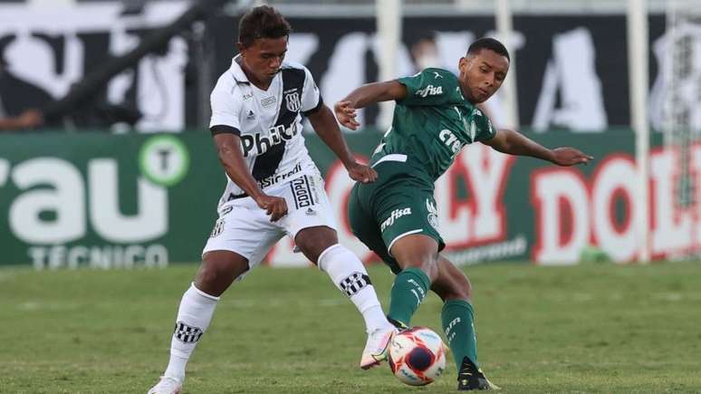 Michel estreou na vitória por 3 a 0 diante da Ponte (Foto: Cesar Greco/Palmeiras)