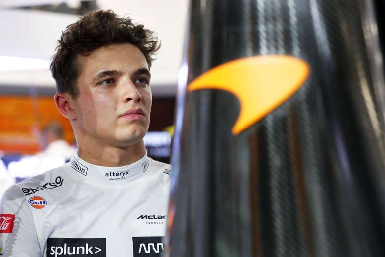 Lando Norris não teve um dia de sorte em Jedá e ficou com apenas um ponto 