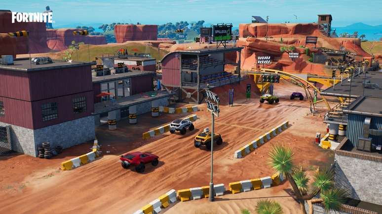 Corridas offroad em Fortnite Capítulo 3