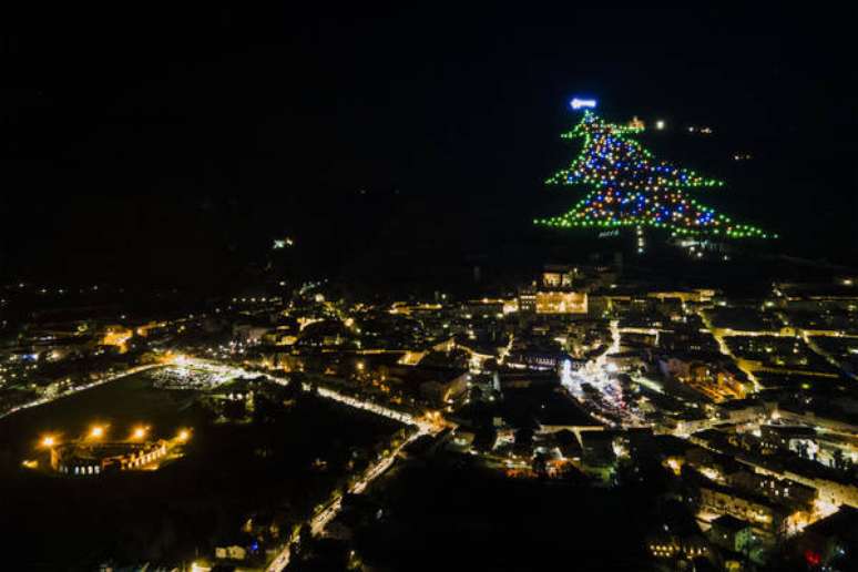 Tradicional árvore de Gubbio está no livro dos recordes