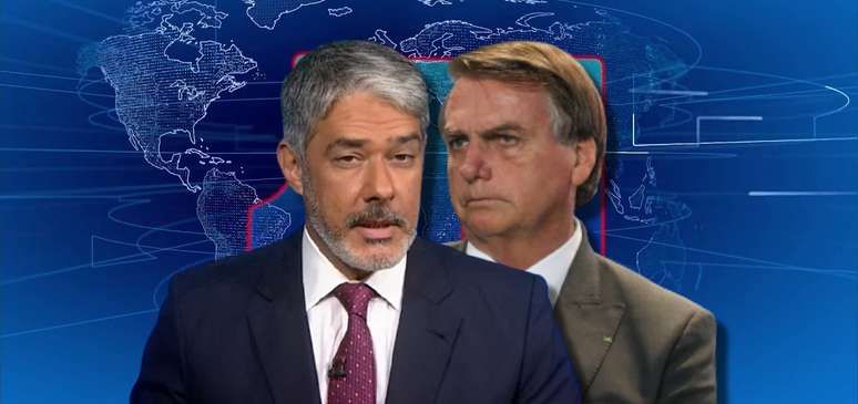 Bonner e Bolsonaro: um não vive sem falar (mal) do outro