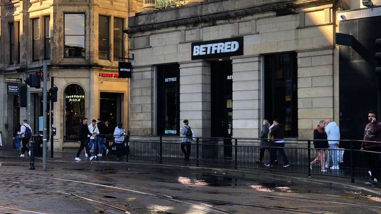 Loja Betfred no centro de Manchester