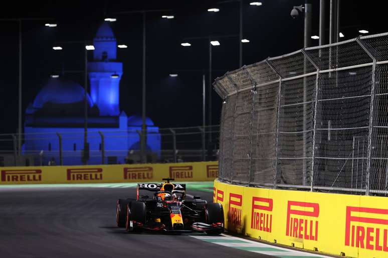 Max Verstappen na classifica&ccedil;&atilde;o na Ar&aacute;bia Saudita 