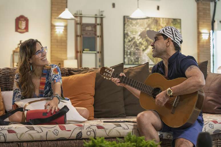 Wanessa e Zezé Di Camargo em cena da série documental da Netflix