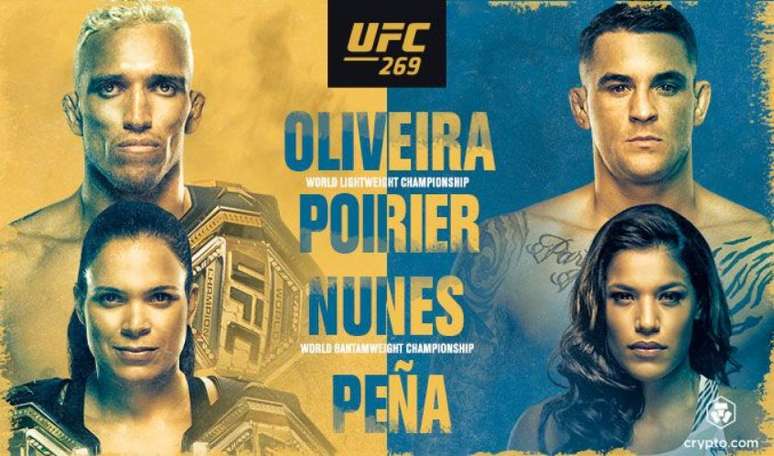 Evento ocorre neste sábado (Arte: UFC)