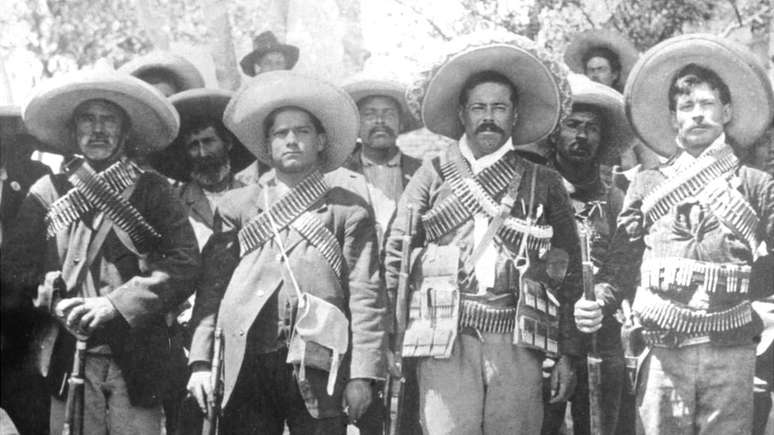 A Revolução Mexicana durou de 1910 a 1917, e os homens dominavam o cenário