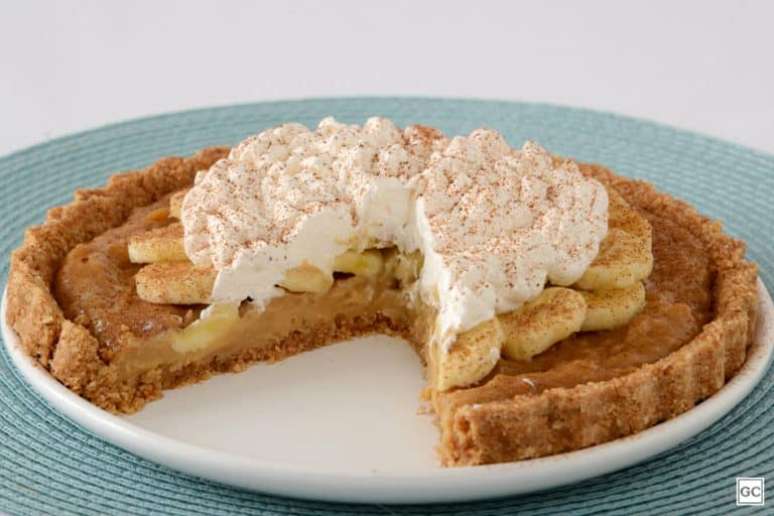 Guia da Cozinha - Torta de banana com doce de leite