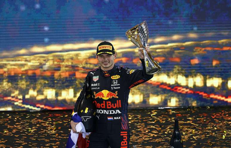 A festa do novo campeão do mundo, Max Verstappen 