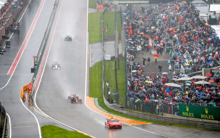 Esse foi o m&aacute;ximo de a&ccedil;&atilde;o do GP da B&eacute;lgica