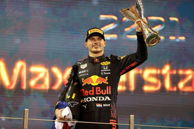 A festa do novo campeão do mundo, Max Verstappen 