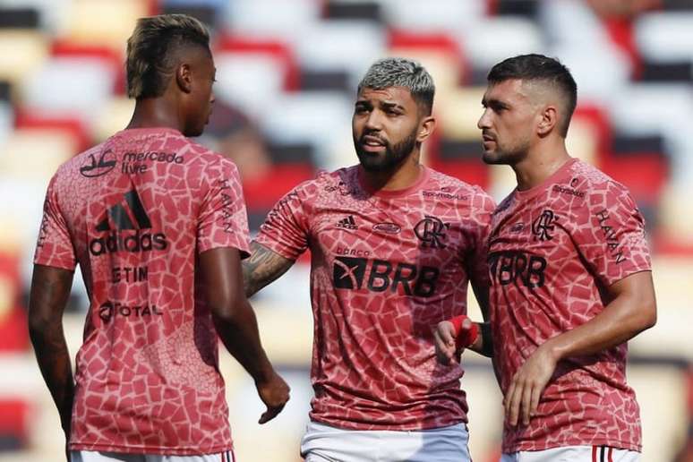 Gabigol negou ter ficado com influenciadora Vitória Bellato (Foto: Gilvan de Souza/Flamengo)