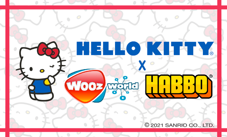 Hello Kitty em Habbo e Woozworld