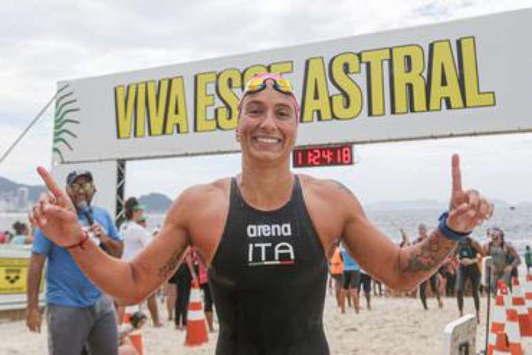 Rachele Bruni foi a grande vencedora do super challenge do RRM Copacabana 2021
(MTVZ Images)