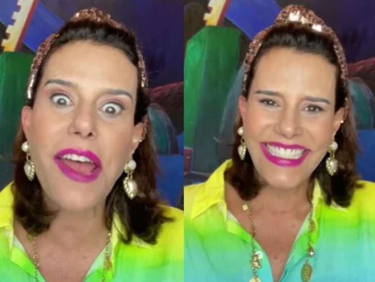 Narcisa Tamborindeguy viralizou por sua reação durante queda de conexão durante live com atriz Maitê Proença.