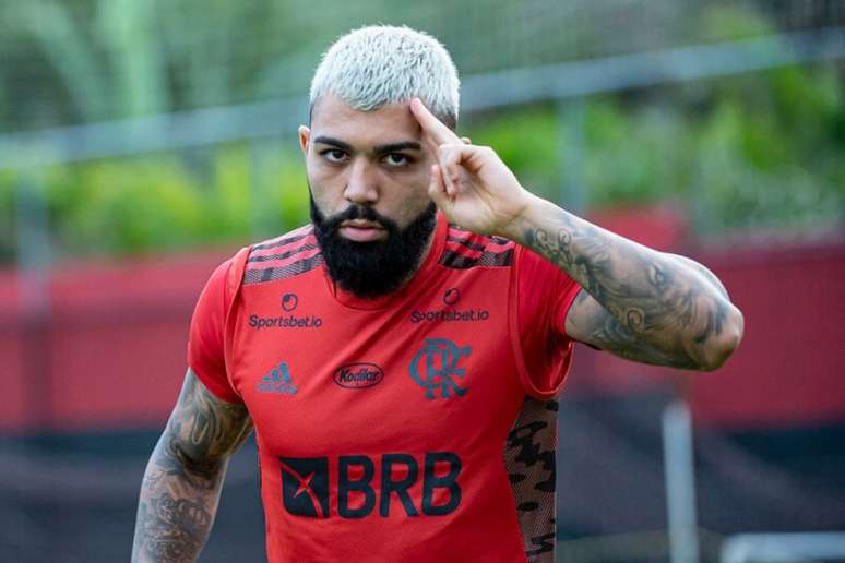 Artilheiro da temporada mais vez, Gabigol chegou ao Flamengo em 2019 (Foto: Alexandre Vidal/Flamengo)