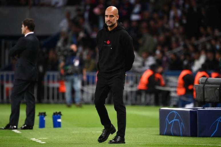 Pep Guardiola cancelou coletiva de imprensa nesta sexta-feira (Foto: FRANCK FIFE / AFP)