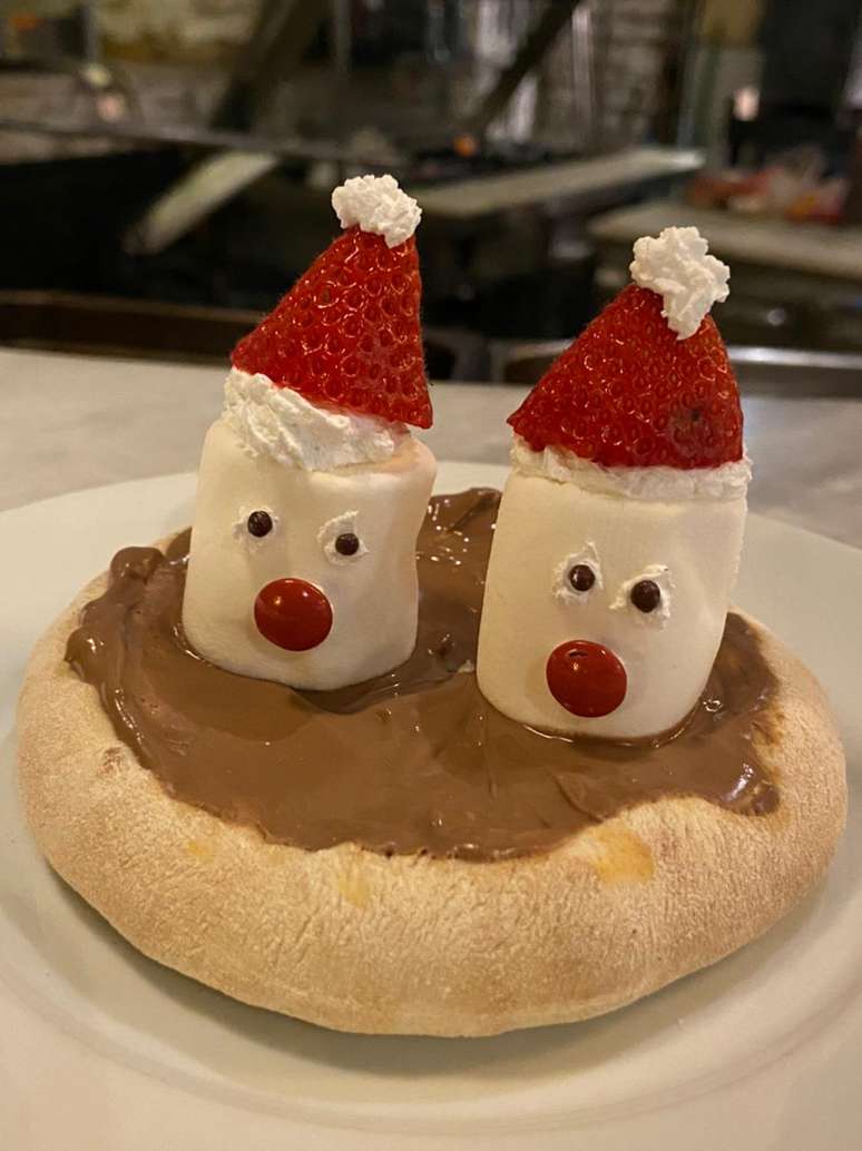 Sobremesas de Natal - esfirra de chocolate