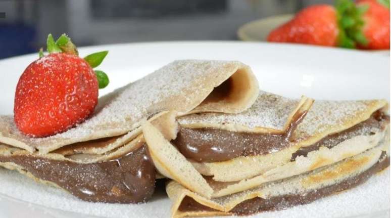 Sobremesas de Natal - crepes de chocolate
