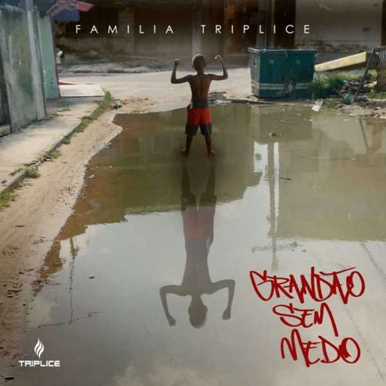 Capa do CD Grandão sem Medo - Arte Rilk MC