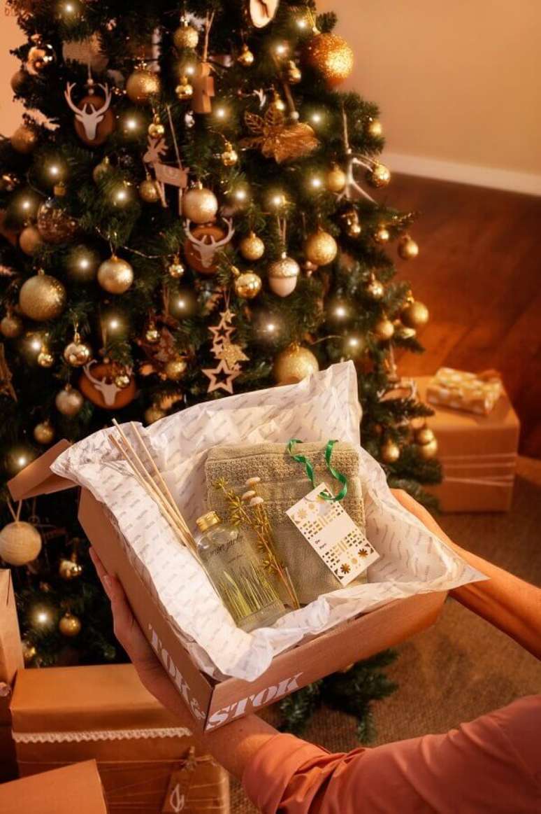 5. Um kit de presente de natal: Bem-estar e relaxamento embrulhados para surpreender &ndash; Foto: Tok&Stok