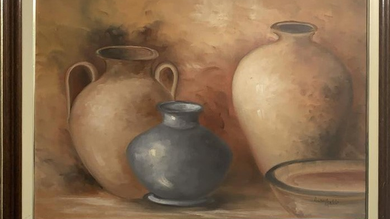 Culin&aacute;ria, croch&ecirc;, pintura a &oacute;leo: os m&uacute;ltiplos talentos de &Aacute;urea Galli