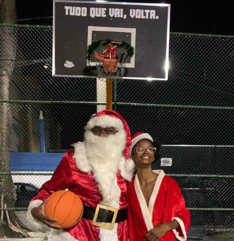 Papai Noel do Basquete