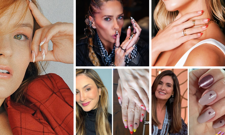 Nail arts das famosas (Fotos: Instagram/Reprodução)