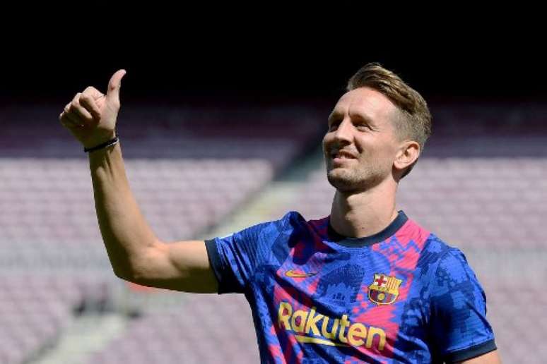Luuk de Jong não fez sucesso no Barça e está de saída do clube (Foto: JOSEP LAGO / AFP)