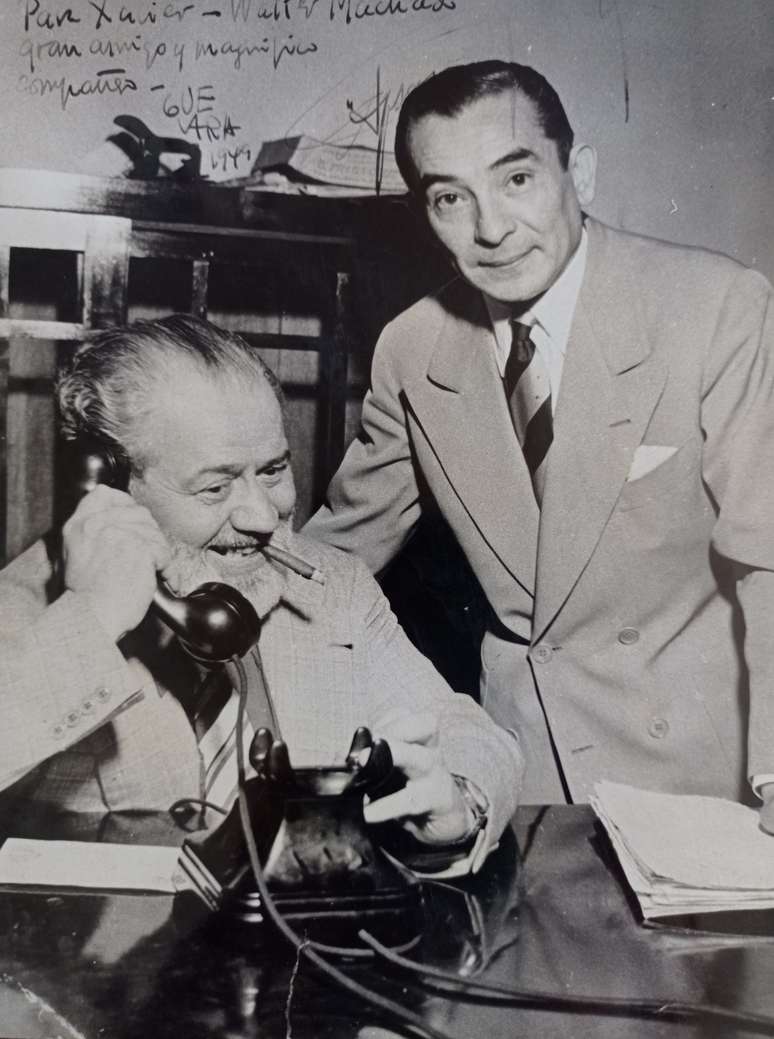 Barão de Itararé com Andrés Guevara, em 1949