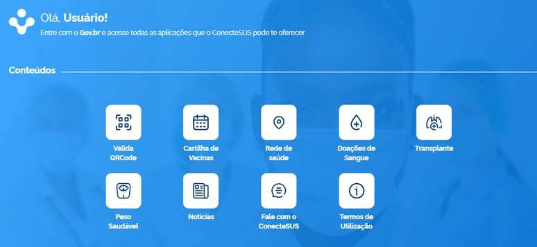 O aplicativo Conect Sus voltou a funcionar