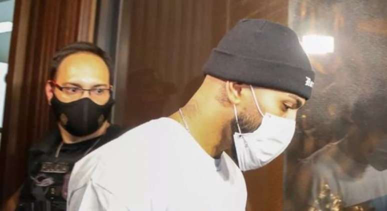 Gabigol foi detido em um cassino clandestino, em março deste ano (Divulgação/ Polícia SP)