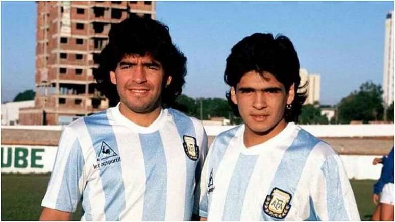 Hugo Maradona também foi jogador de futebol (Reprodução)