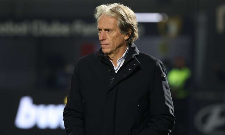 Técnico Jorge Jesus negocia sua volta ao Brasil para comandar o Atlético-MG Divulgação/Benfica