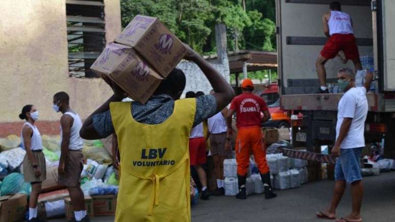 Parceria já arrecadou mais de 30 toneladas de mantimentos (Foto: Divulgação)