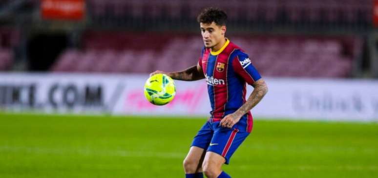 Coutinho em jogo pelo Barcelona Divulgação/Barcelona