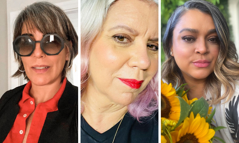 Famosas exibem cabelo grisalho (Fotos: Instagram/Reprodu&ccedil;&atilde;o)