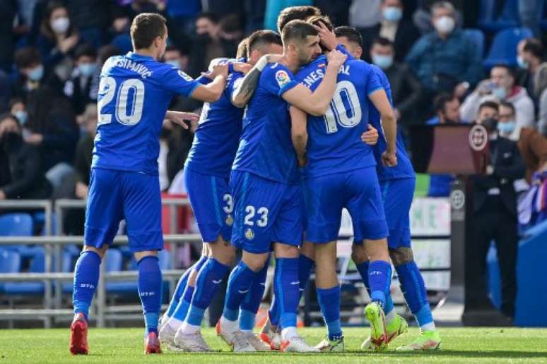 Getafe conquistou grande vitória sobre o Real Madrid e respira na briga contra o rebaixamento (JAVIER SORIANO / AFP)