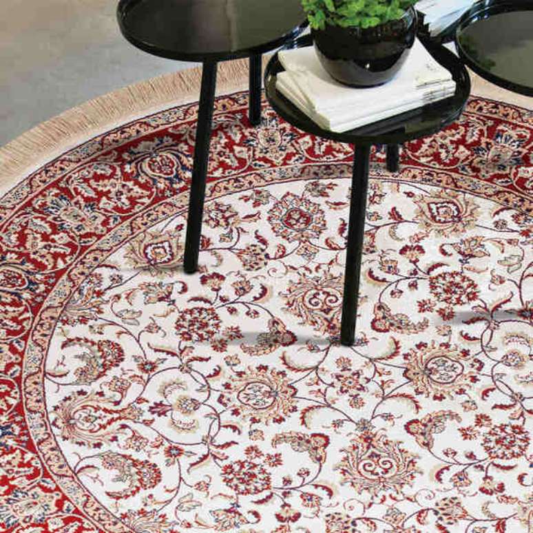 43. Tapete belga redondo na decora&ccedil;&atilde;o &ndash; Foto Leroy Merlin