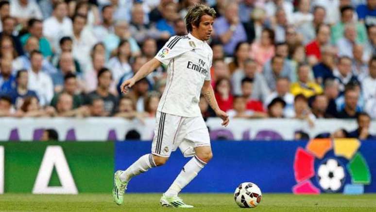 Fábio Coentrão em campo pelo Real Madrid (Foto: Divulgação/Divulgação)