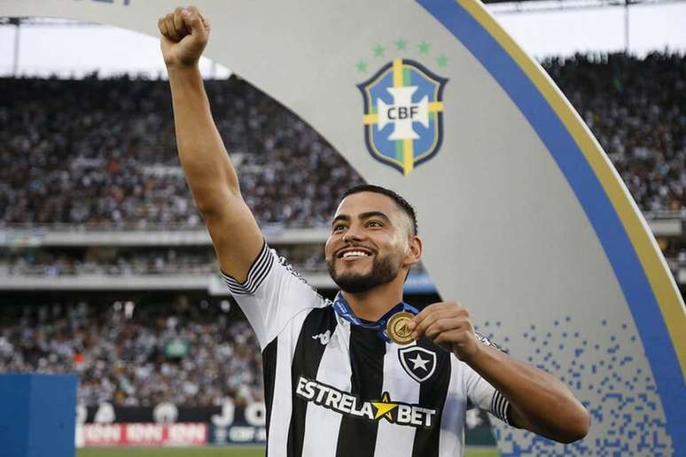 Barreto foi campeão da Série B pelo Botafogo (Foto: Vítor Silva/Botafogo)