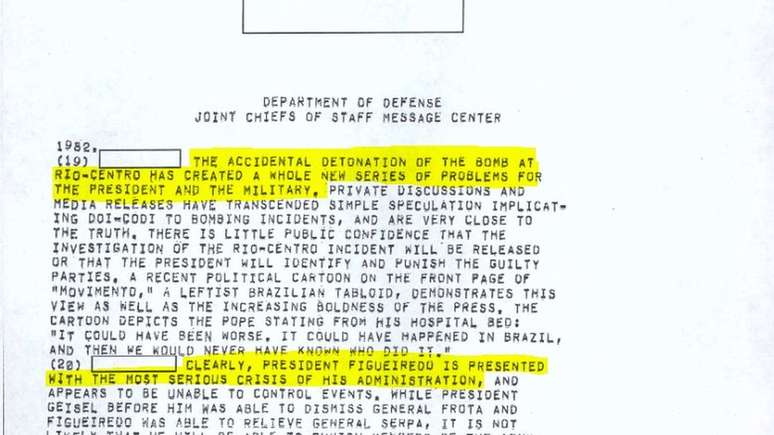 Atentado no Riocentro foi considerado um evento cr&iacute;tico