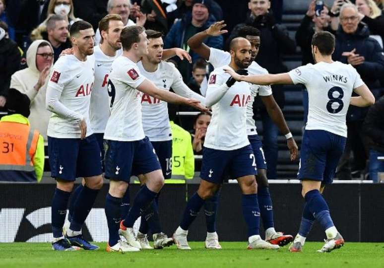 Tottenham vence Morecambe por 3 a 1 pela terceira rodada da Copa da Inglaterra (Foto: Ben STANSALL / AFP)