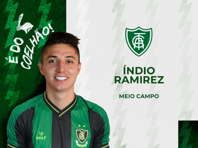 Ramirez vai reforçar o Coelho na dura temporada que o time mineiro terá pela frente-(Divulgação/América-MG)