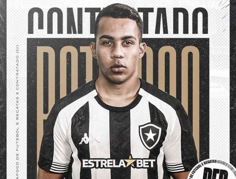 Breno com a camisa do Botafogo (Foto: Divulgação/Botafogo)