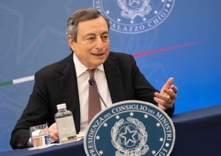 Draghi fez coletiva de imprensa sobre medidas da Covid-19