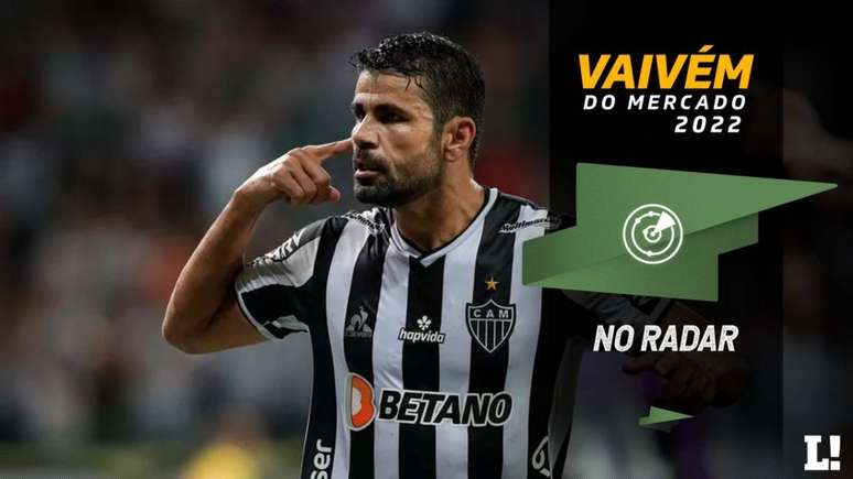 Perto de rescindir com o Galo, Diego Costa pode pintar no Corinthians (Foto: Pedro Souza/Atlético-MG)